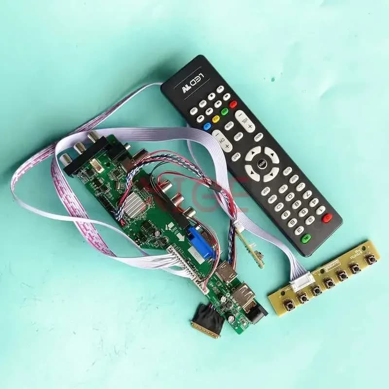 Scheda Controller Driver Per LP173WF1-TLB2 LP173WF1-TLC1 Kit FAI DA TE DVB-C/T AV/USB/DHMI/VGA 40Pin LVDS Laptop Matrix 17.3 "1920x1080