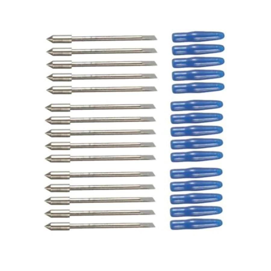 DTDT hot-15Pcs 60 Degree Cutting Blade for Graphtec CB09 Silhouette Cameo Craftrobo Vinyl Cutter Blades CB09U Knife