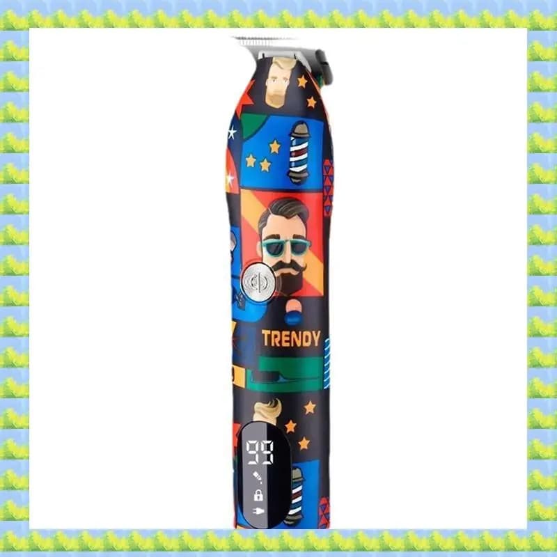 FZFZ 4X Tagliacapelli da barbiere Ricaricabile Graffiti Finitura elettrica Tagliatrice Barba Trimmer Rasoio
