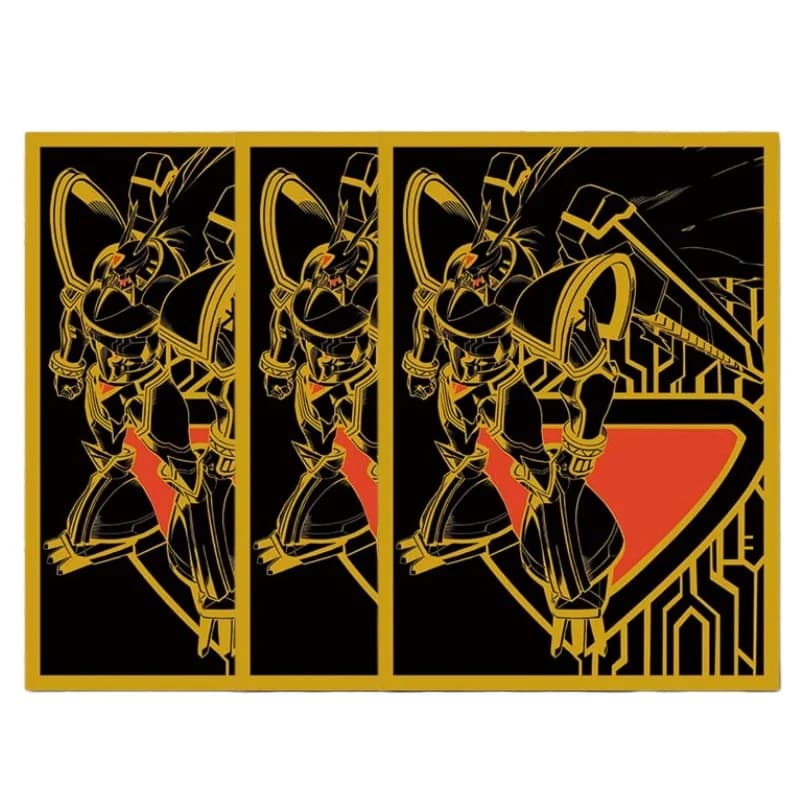 60pcs/set Diy Digimon ALPHAMON Board Game Card Holder 67x92mm Laser Flash Game Collection Card Protective Cover Toy Gifts