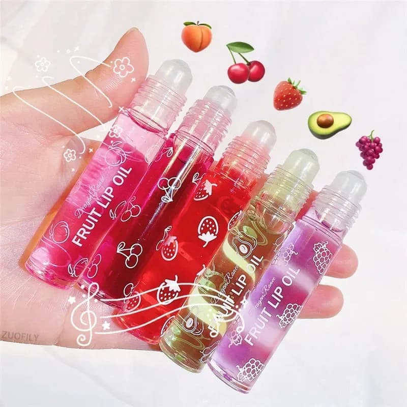 Lucidalabbra alla frutta Olio per labbra trasparente Idratante Riducendo le linee delle labbra Nutre le labbra Labbra liquide impermeabili a lunga durata Cosmetici