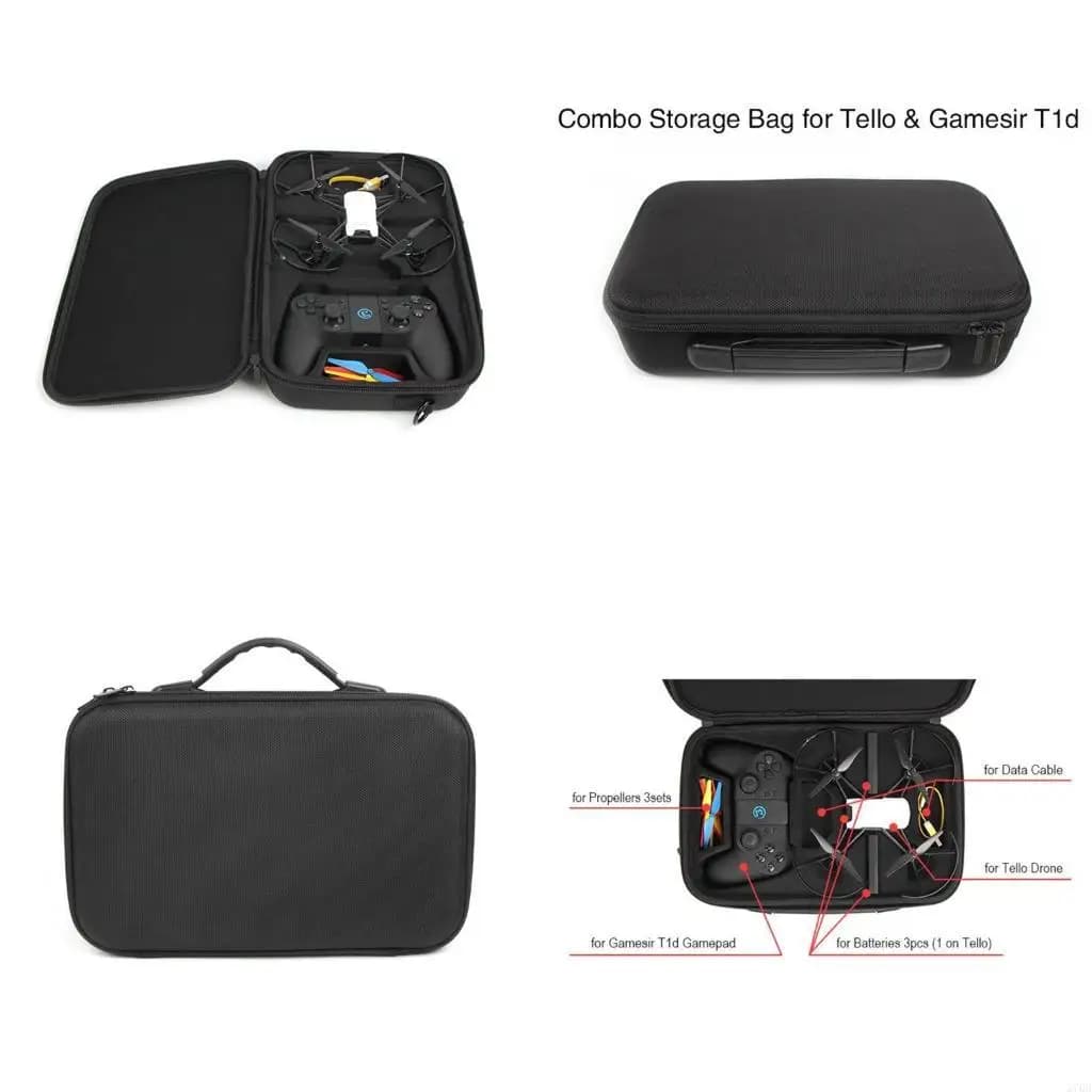 EVA Viaggio per Custodia Batteria Borsa da trasporto per Custodia per Tello RC Quadcopter Ac