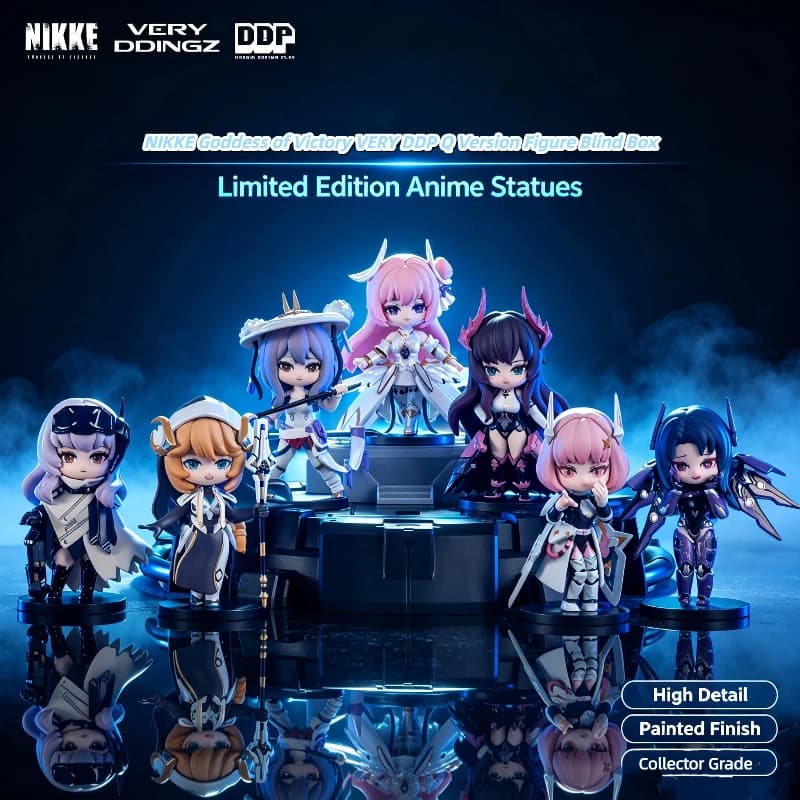 New In Stock Genuine Nikke: The Goddess Of Victory Mysterious Box Amusement Park Souvenir Series Blind Box Anime Figure Toy Gift