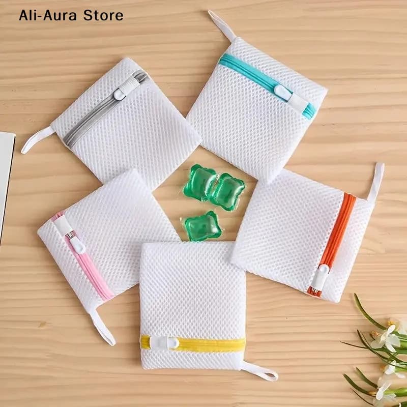 1Pcs Mini Multi-functional Laundry Bag Small Item & Laundry Detergent Pods Storage Bags With Zipper Closure Laundry Bag