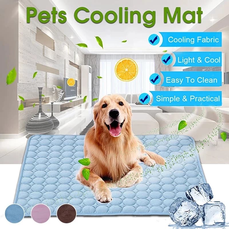 Tappetino per cani Tappetino estivo rinfrescante per cani Coperta per gatti Divano Letto per cani traspirante per animali domestici Lavabile estivo per cani di taglia piccola, media e grande