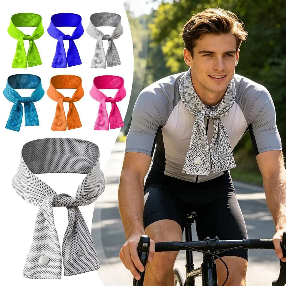 Sports Quick-drying Ice Towel Summer Outdoor Running Cycling Camp Ice Bib Lightweight Comfortable Wipe Sweat Ice Cooling Scarf