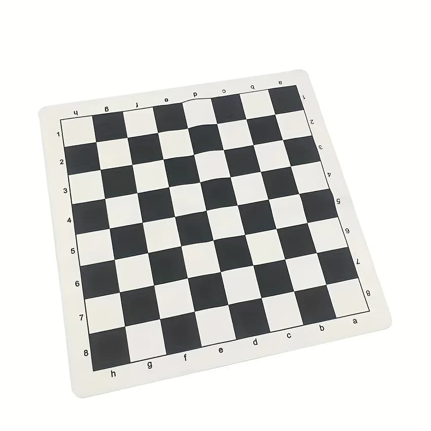 Scacchiera in pelle PU, set di pezzi degli scacchi 43 * 43 cm / 16,9 * 16,9 pollici Dama pieghevole o tavolo da gioco degli scacchi Shogi
