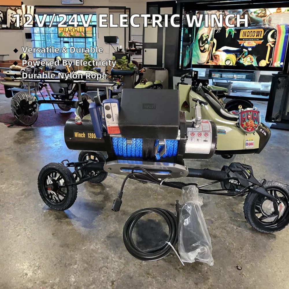 Verricello di ancoraggio per barche elettriche 12V