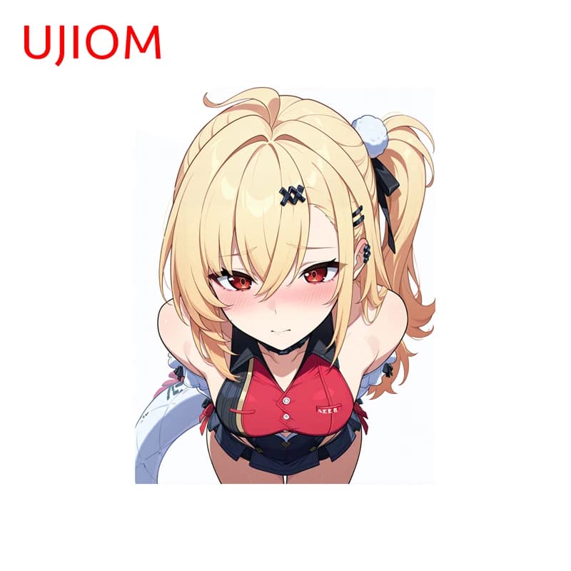 UJIOM Cissia Zenless Zone Zero Lively Girl Wall Sticker Premium Personality Sunscreen Picture Decal Amusing Game Room Decoration