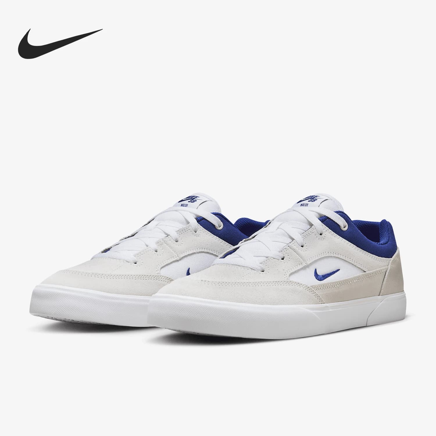 Nike Authentic SB Malor Sneakers sportive da uomo basse con lacci e resistenti all'usura FV6064-203