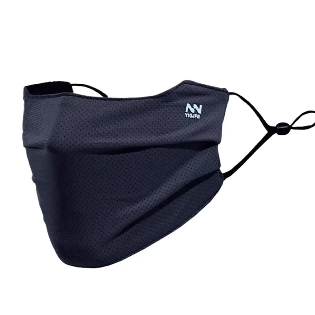 Maschera per la protezione solare estiva per uomo Tinta unita Riutilizzabile Visiera UV traspirante Lavabile Maschera per il viso da ciclismo Accessori per esterni