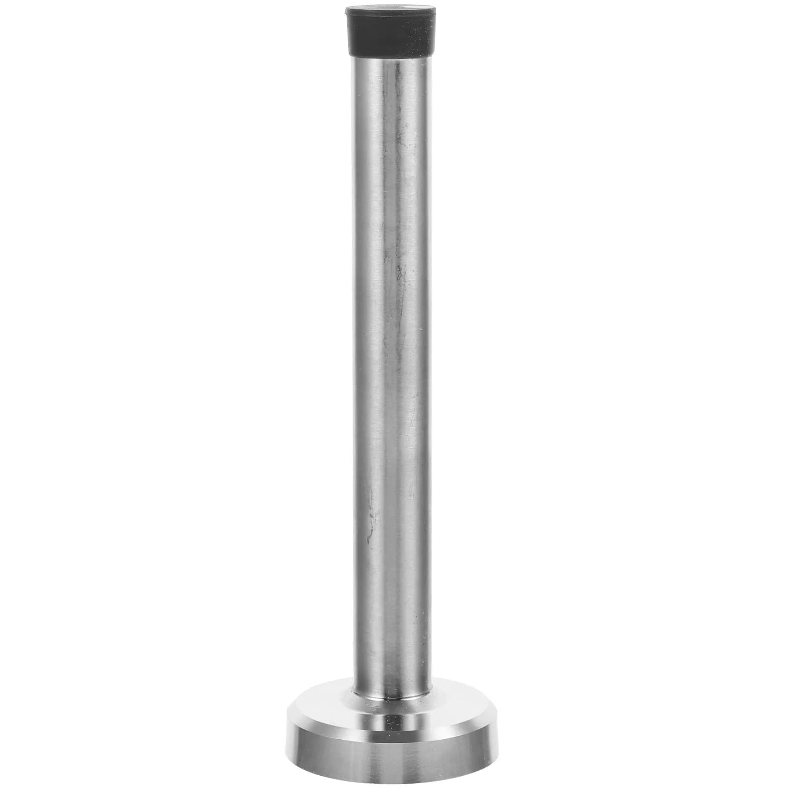 Floor Door Stopper 15Cm Weatherproof Rust Proof Stainless Steel Rubber Door Stopper for Indoor Outdoor Commercial Use