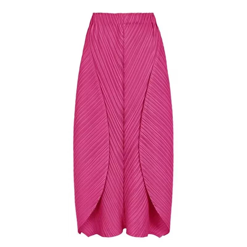 Gonne per le donne Vestiti da donna Nuovo bellissimo Lssey Miyake Tinta unita 2025 Primavera ed estate nuova gonna grande Gonne eleganti da donna