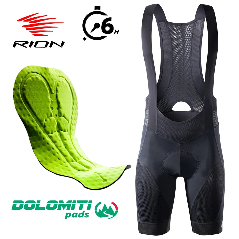 Men's RION Cycling Shorts MTB Road Bike Sport Clothing Cycling Clothing Bike Pant Motorcycle Snowman Dolomites Long Distance Outdoor Pro