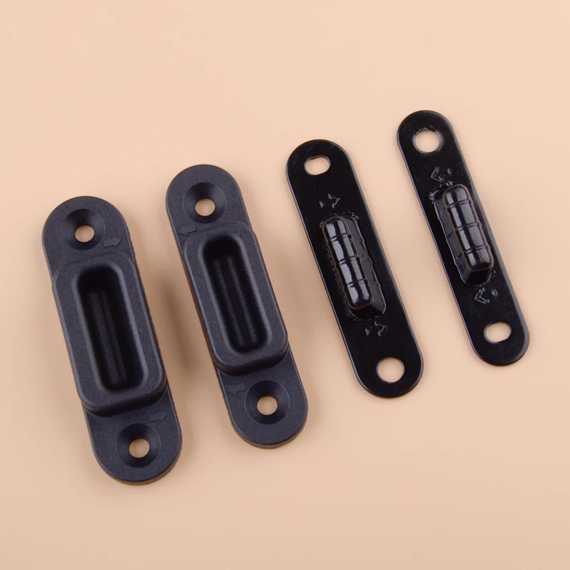 1 Set Kit fermaporta scorrevole superiore e inferiore nero adatto per Hyundai H1 Grand Starex 2007 2008 2009 2010 2011 2012-2018