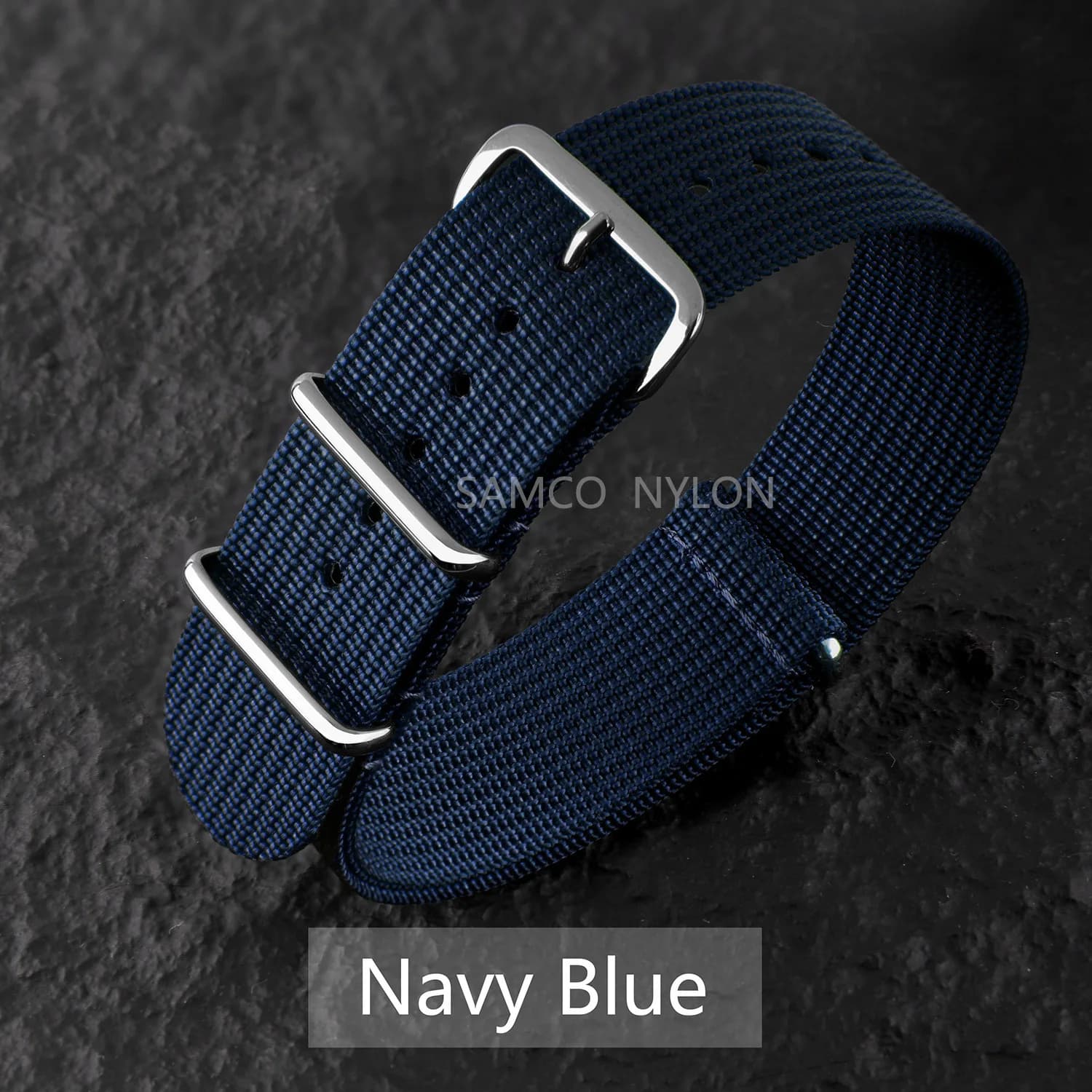 Cinturino per Orologio in Nylon a Coste 20mm 22mm, Comodo Cinturino Militare Lavabile per Uomo