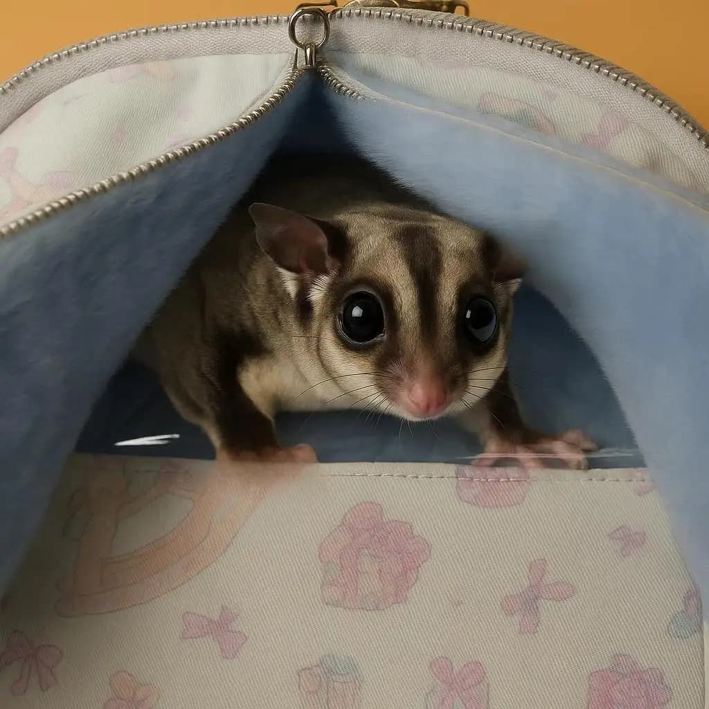 Inverno Multifunzionale Piccolo criceto per animali domestici Zucchero Aliante Gerbilo trasportino per rettili Borsa a mano calda facile da prendere Nest Cage con finestra