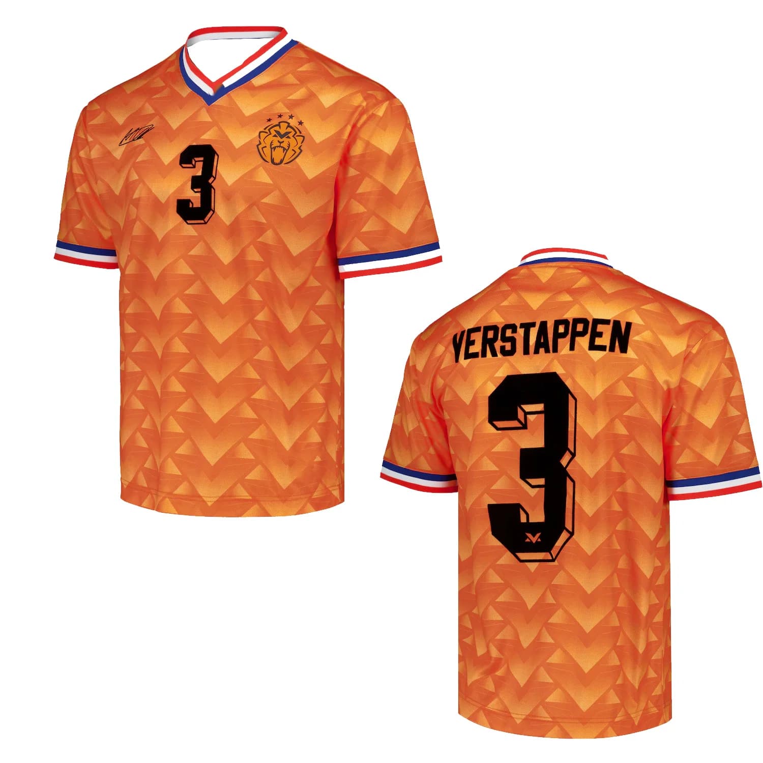 Maglia Sportiva Traspirante Unisex 2026 Active Summer Verstappen 3 Motorsport Football Crossover con Scollo a V per Bambini