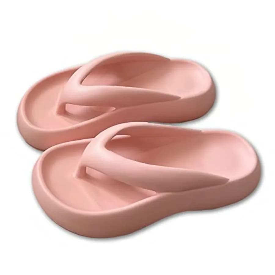 Ciabatte Cloud Comfy per Donne, Pantofole Leggere con Suola Spessa, Ciabatte Morbide e Antiscivolo per Doccia e Bagno