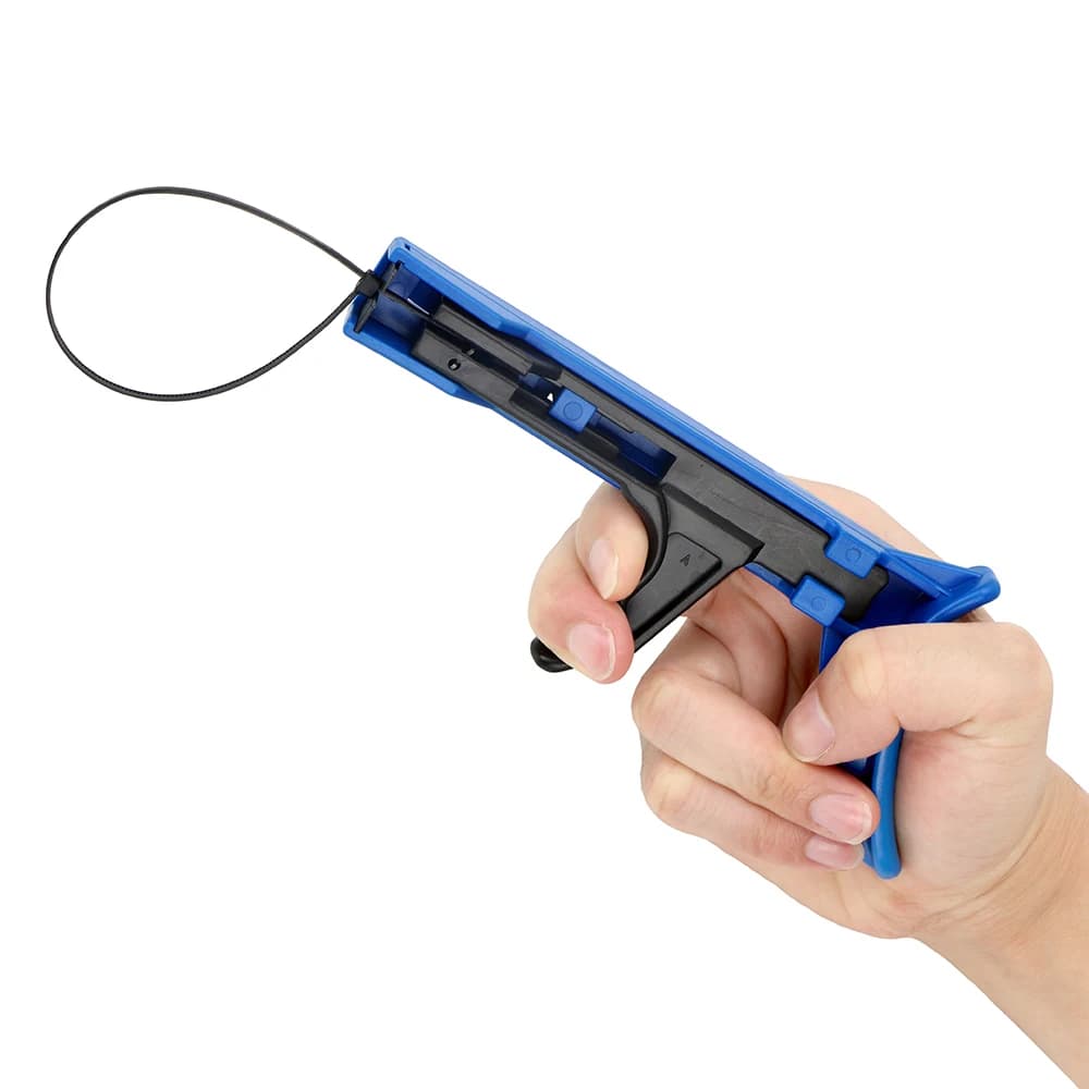 TG-100 Pistola per fascette per cavi Utensile per fissaggio e taglio Pinze speciali Utensili manuali per fascette in nylon