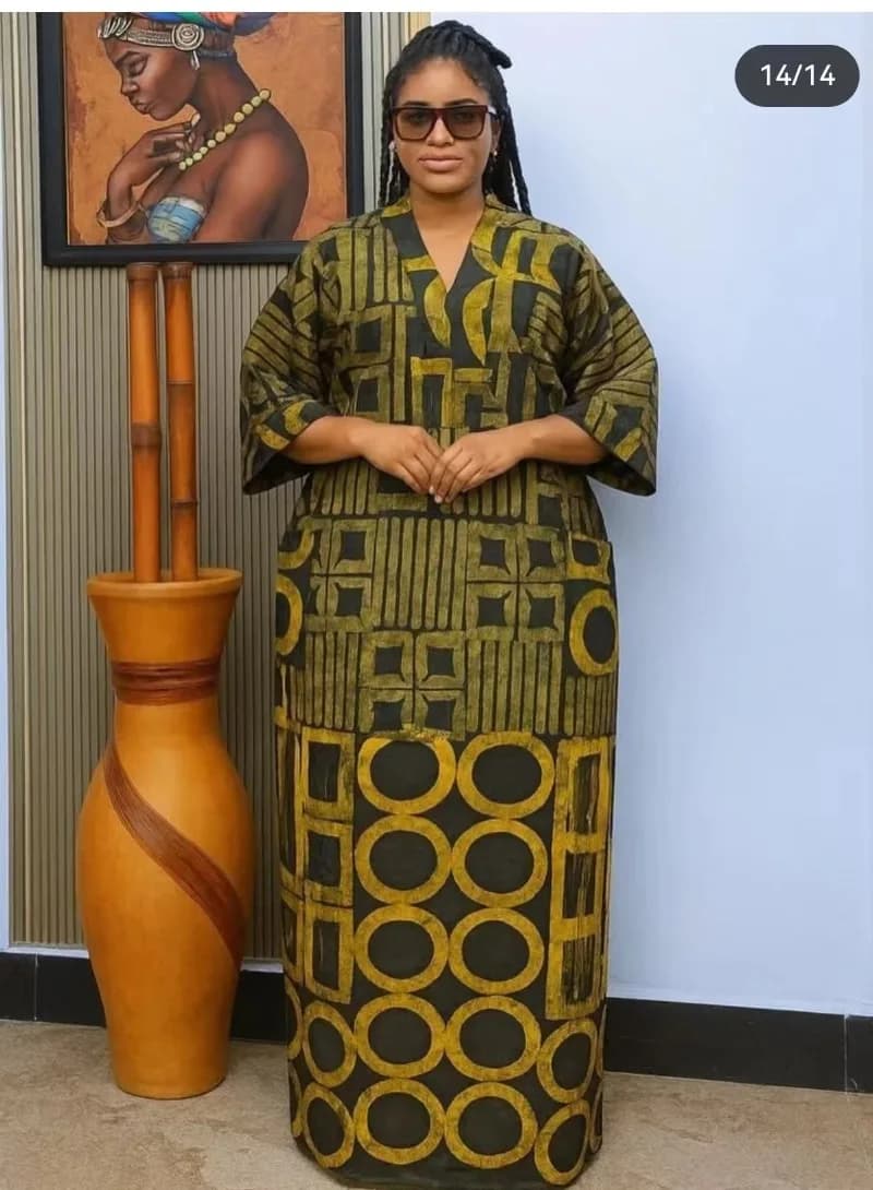 Women's African Dresses 2026 Plus Size Traditional Clothing Africano Dashiki Ankara Dress Kaftan Muslim Maxi Dress