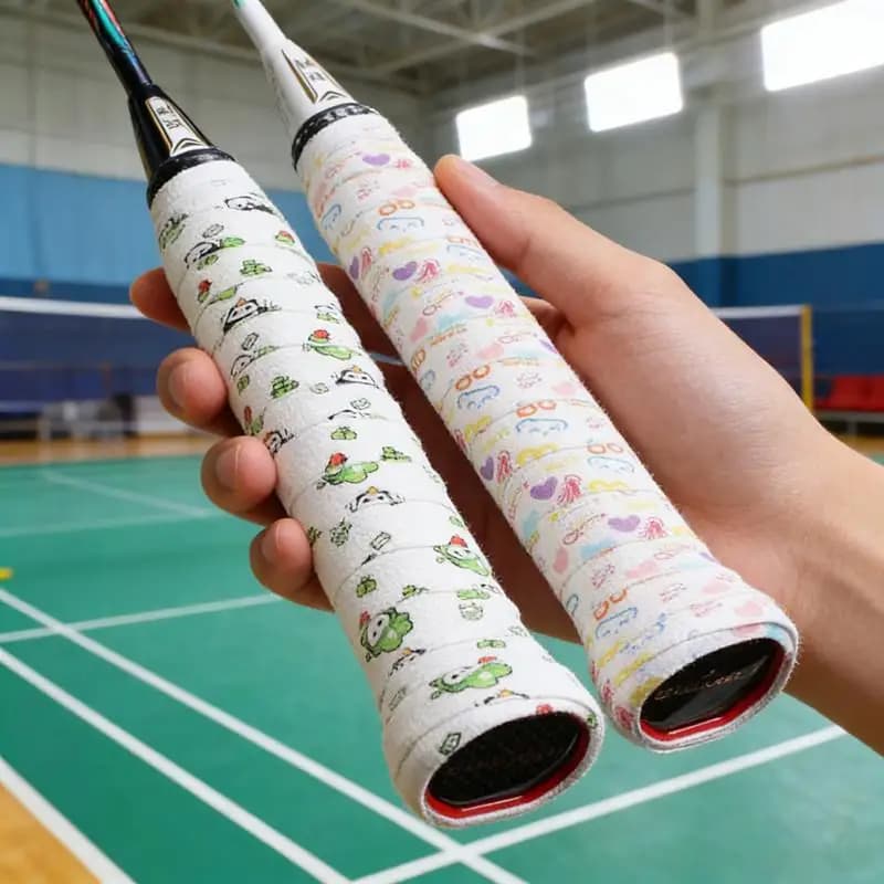 1 Pezzo Nastro Avvolgente per Racchette in PU Sfumato Antiscivolo Assorbente per Sudore, Impugnatura Ammortizzante per Badminton, Tennis, Squash, Canna da Pesca
