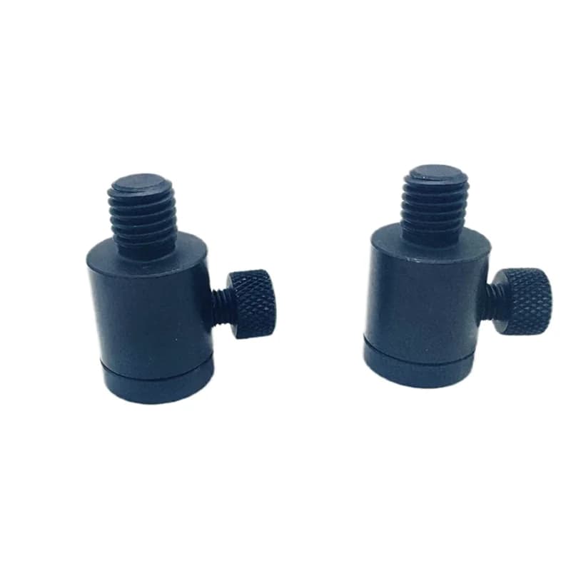 2 pezzi * Connettore a cambio rapido per pesca alla carpa Adattatore twist-lock in alluminio Accessori per la pesca con cialde per asta sicura e durevole