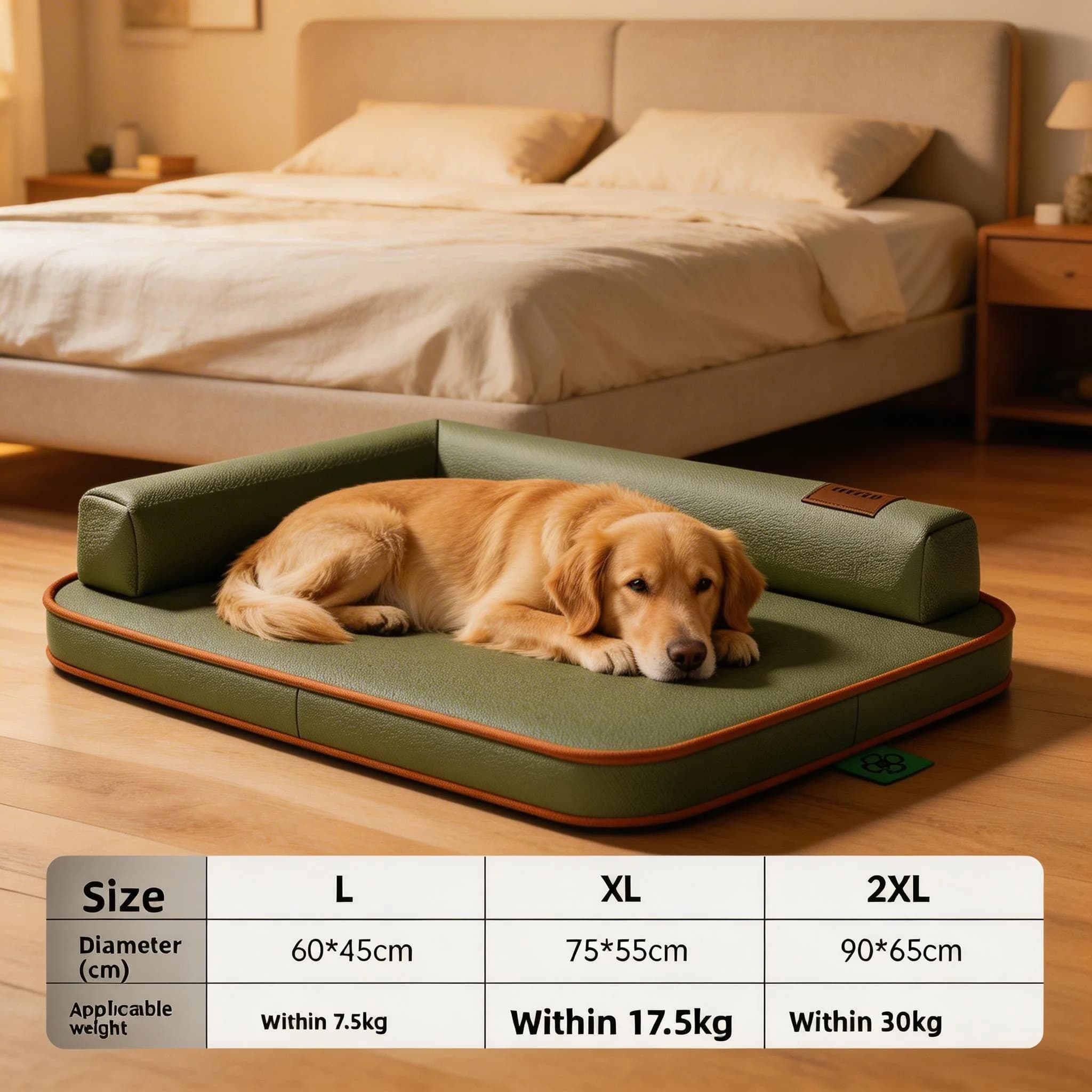 Cuccia per cani di taglia grande di tendenza per tutte le stagioni, impermeabile, resistente agli strappi, lavabile, con rivestimento rimovibile, anche per gatti