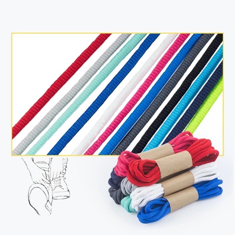 1Pair Oval Shoe Laces 24 Color Half Round Athletic ShoeLaces for Sport/Running Shoes Shoe Strings 100/120/140/160/180cm Shoelace