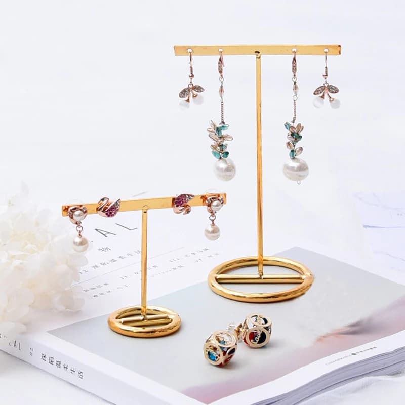 Metal Shelf Earrings Shelf Earrings DIY Jewelry Organizer for Earrings Pendant Necklace Decor