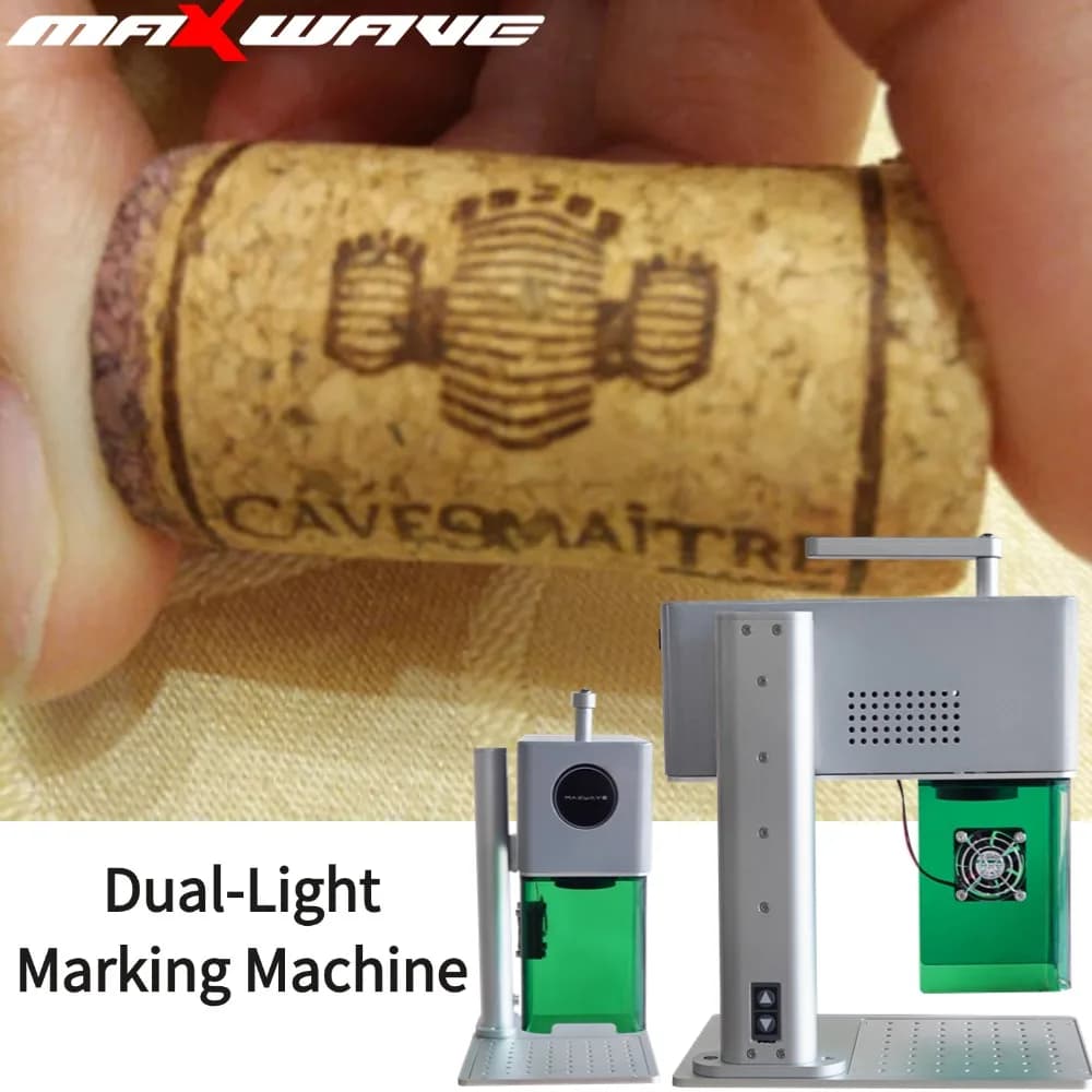 Double Laser Engraver Machine for Wide Applications Metal Rings Leather Paper Jewelry Marking - DIY Tool for Laptop and Desktop Use