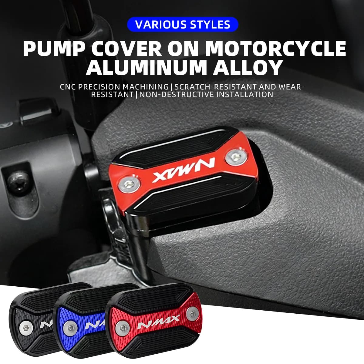 Per YAMAHA NMAX125 NMAX155 NMAX N-max 125 155 nmax 2015-2023 Coperchio Protettivo per Serbatoio Liquido Freni Anteriore Moto