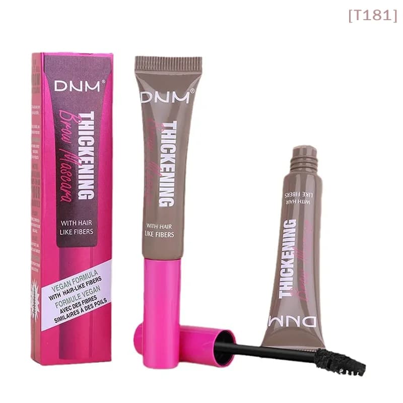 Eyebrow Mascara in Fiber, Natural Long-Term Coloring Cream, Vegan Formula for Growth and Input, Eyebrow Modeling Cream, Eyebrow Potentiators