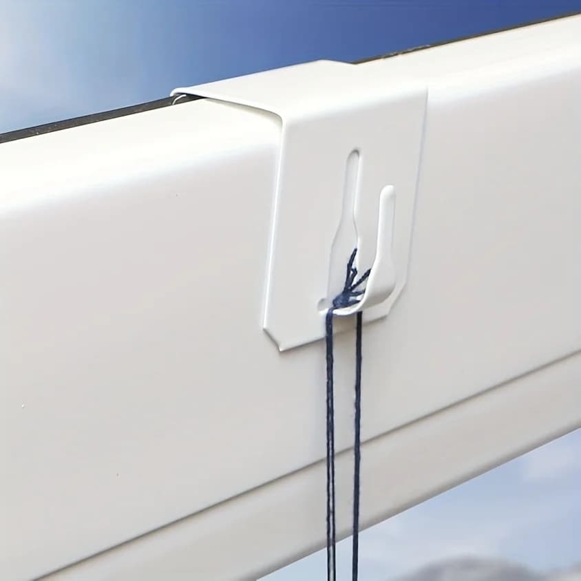 10/20pcs Universal Window Hook Clips for For 1.27cm-1.91cm White,for Fairy Lights,Light Curtains,Easter Decor,Window Displays