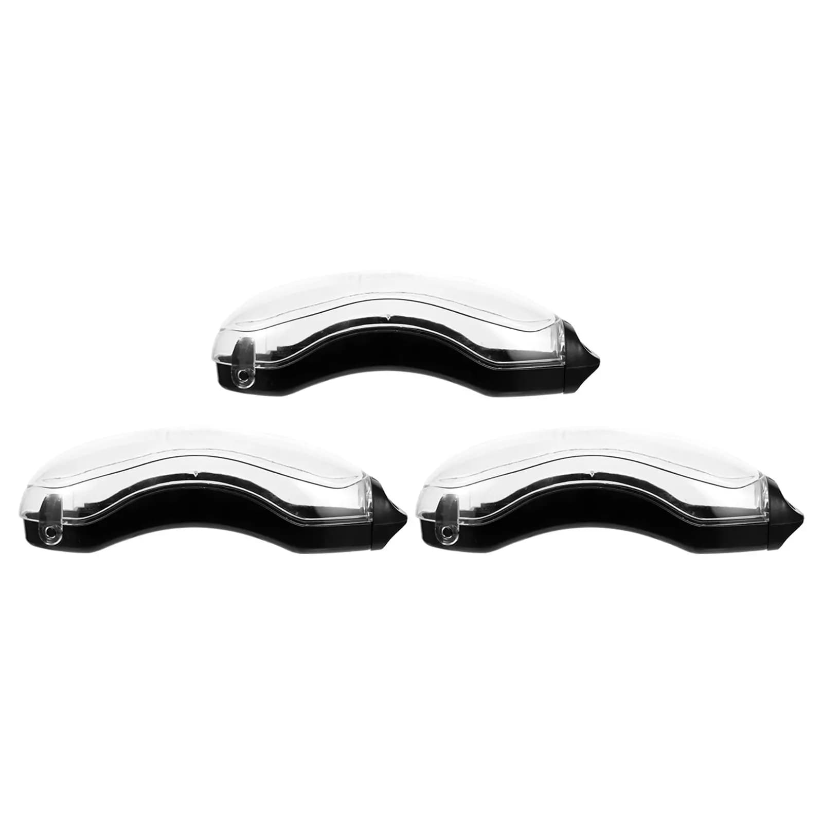 Swim glasses boxes, 3 pieces, light and portable plastic cases, swim glasses protective containers