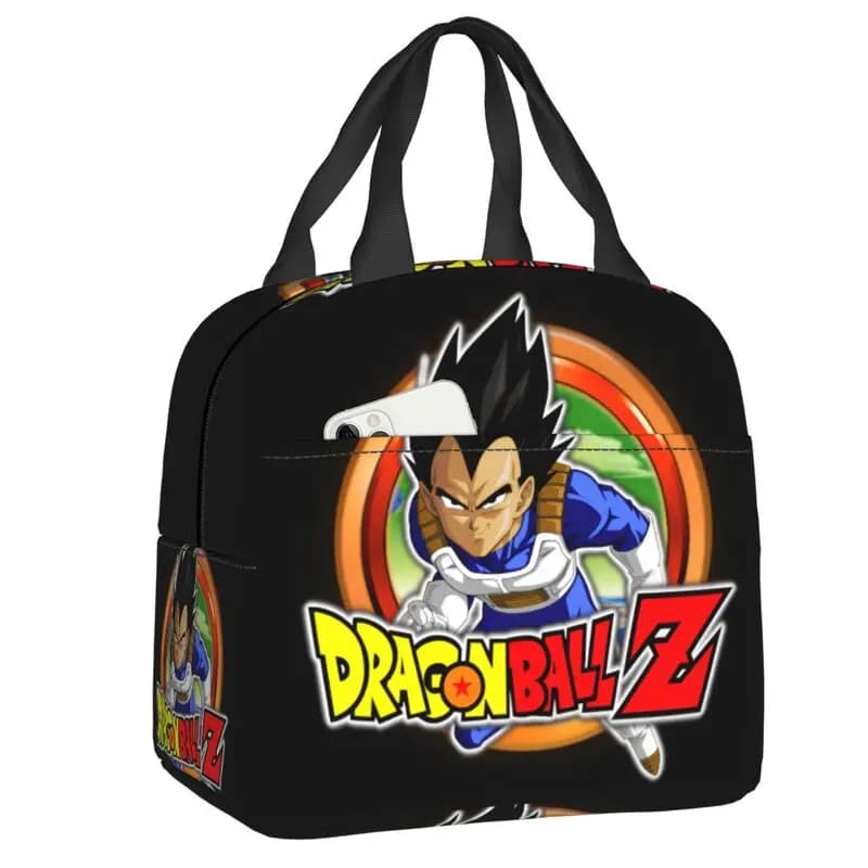 Borsa per il pranzo Anime Dragon Ball Z per donna, borsa termica impermeabile per il pranzo, borsa termica per il pranzo, per ufficio, lavoro, riutilizzabile, per picnic