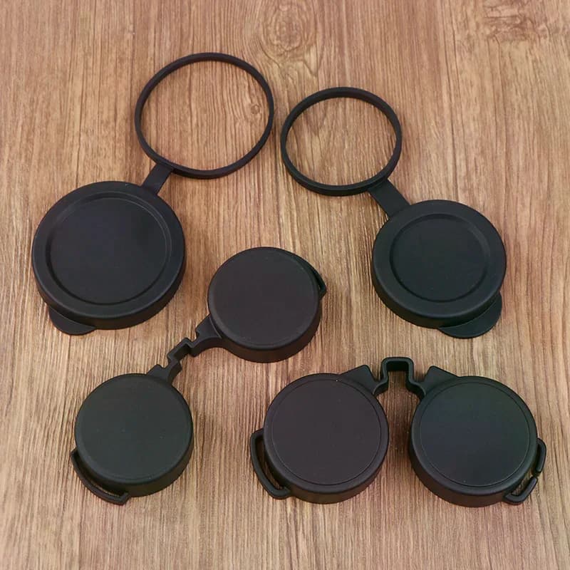 Binoculars Protective Rubber Objective Lens Caps 42mm/50mm Binocular Eyepiece Lens Cover Telescope Cover Lens Protection