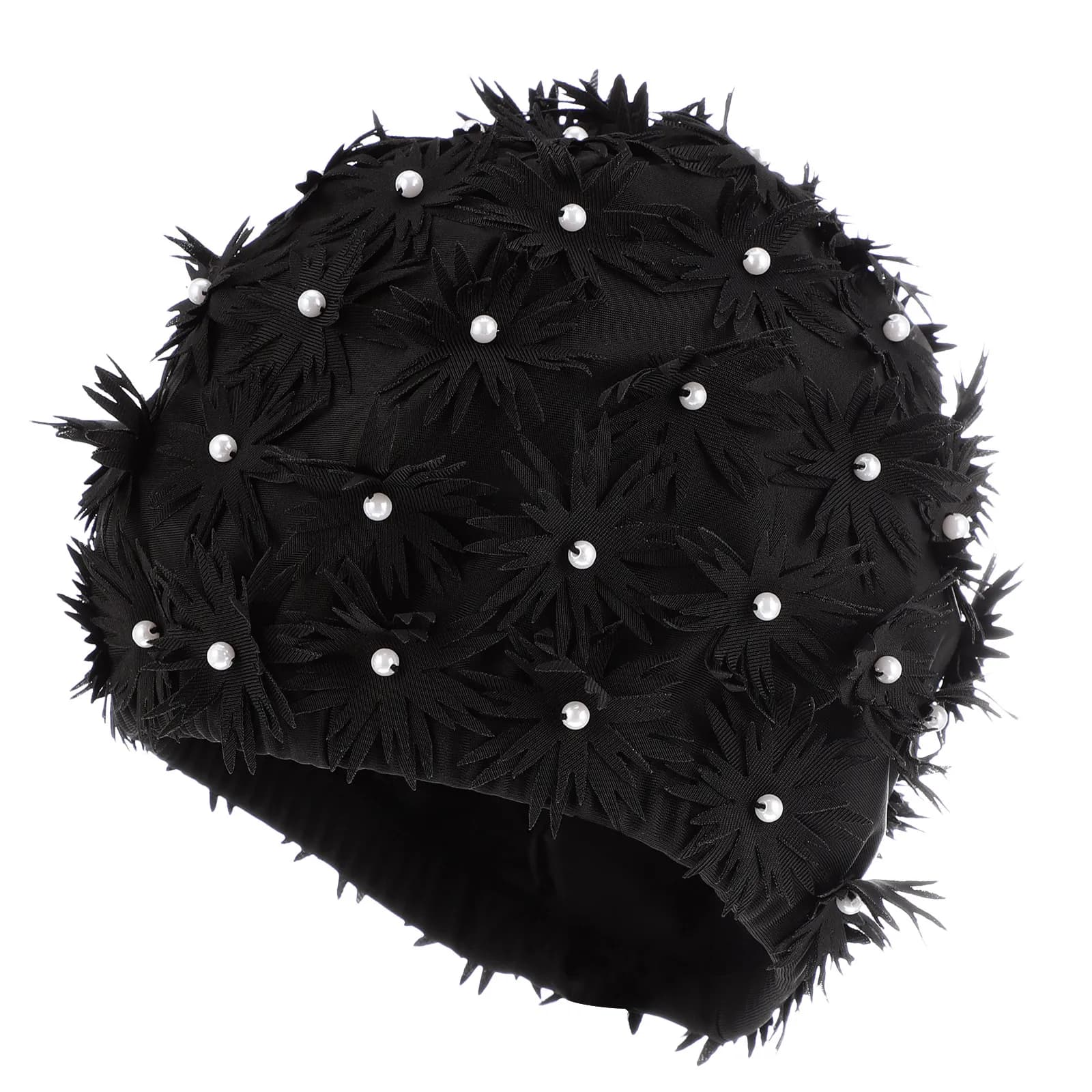 Cuffia da Nuoto Donna Premium Leggera con Fiore 3D, Cappello da Nuoto Femminile per Spiaggia e Piscina, Comodo Cappello da Nuoto per Adulti