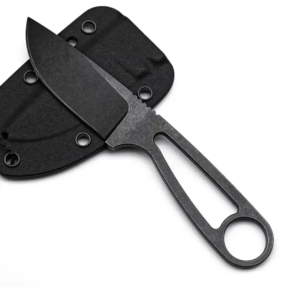 Coltello fisso portatile da campeggio leggero 8Cr13mov Lama 8Cr13mov Maniglia EDC Coltelli da collo Coltelli da combattimento tattici Coltelli da autodifesa