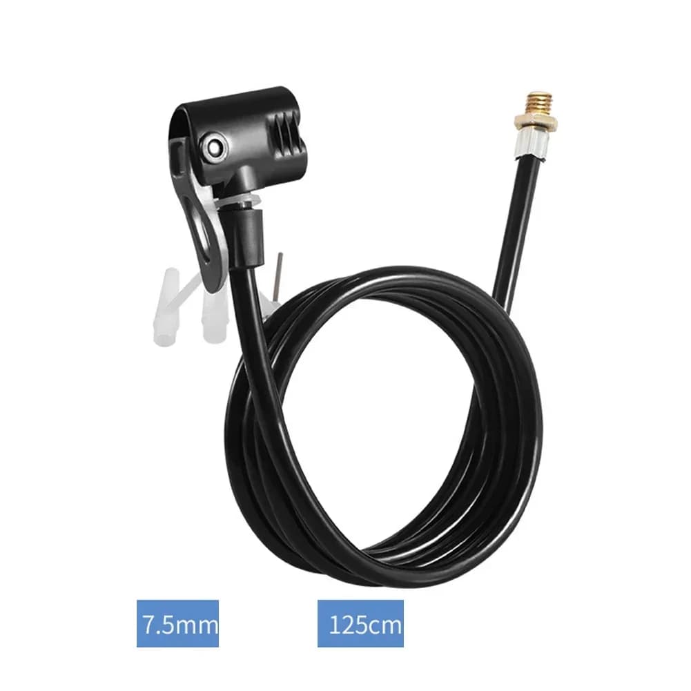 Accessori per tubi flessibili di ricambio per trachea audace e allungata per gonfiaggio pneumatici per pompa d'aria portatile pratica per bicicletta