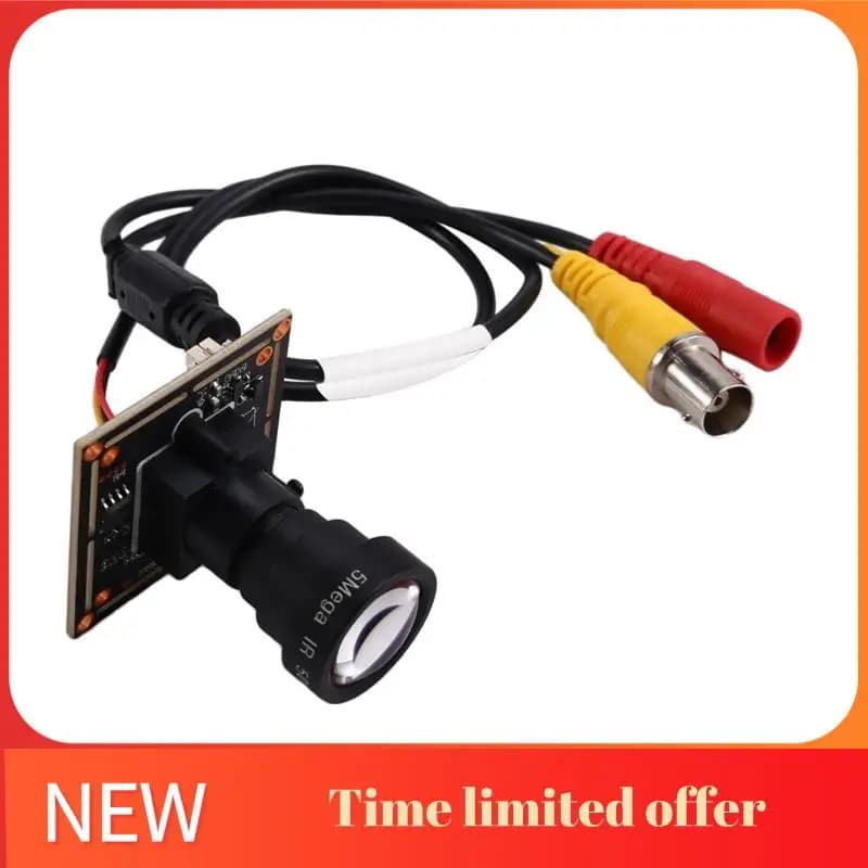 A42T-1200TVL Modulo telecamera CCTV analogica da 5 MP con obiettivo da 50 mm adatto per microscopio fai da te, telescopio, telecamera per auto, videocitofono PAL