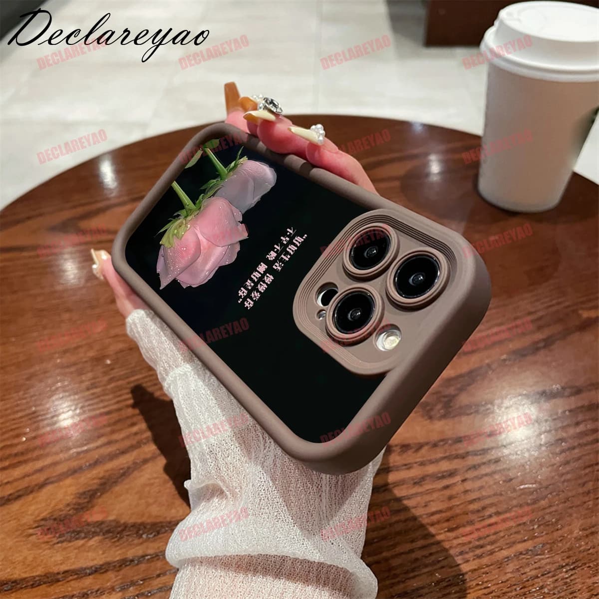 DECLAREYAO Custodie sottili morbide e leggere in TPU opaco per iPhone Xs Max XR Air 16 Pro 16e 15 Plus 14 13 12 Mini 11 X Cover Custodia antiurto