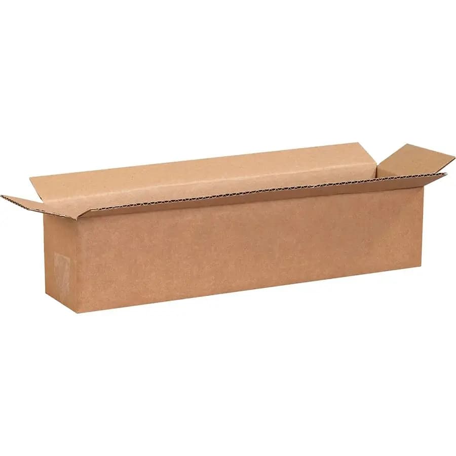 18L x 4W x 4H long shipping boxes, 25 pack, corrugated board for moving, postal shipments, packaging, packaging and storage