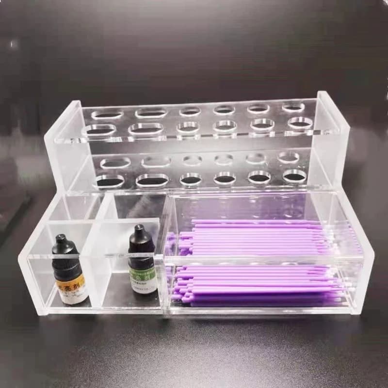 Resin positioning shelf, dental resin storage box, acrylic material, hard and easy to clean