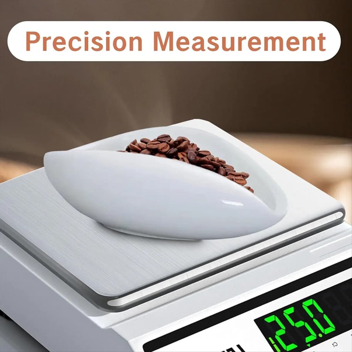 AT16 Coffee Bean Dosing Cup Spoon and Bottle Set, Espresso Coffee , Ceramic Single Dosing Tray for Coffee Black