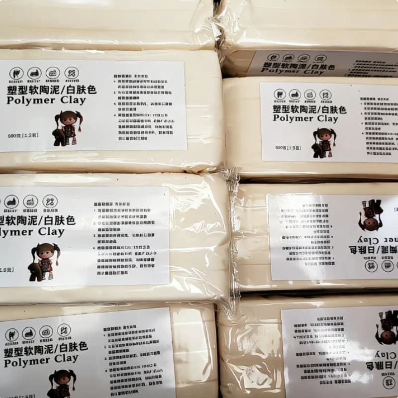 Argilla Morbida a Base di Olio da 500g per Creazione di Bambole, Non Tossica, Modellabile in Forno, Sicura e Liscia per Bambini e Artisti
