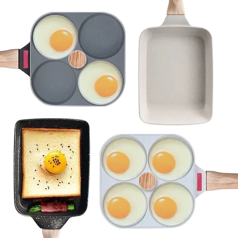 Japanese frittata pan for eggs Tamagoyaki Versatile pan for breakfast Pancakes Plett Crepes