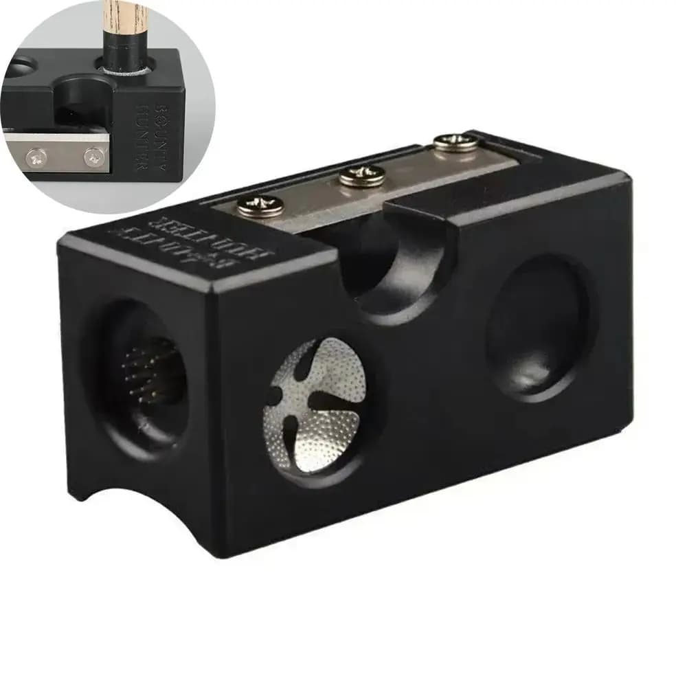 Riparazione efficace e rapida Cue Tip Shaper 8 in 1 Dispositivo da biliardo Pool Cue Tip Corrector Strumento di riparazione Snooker Pool Cue Shaper