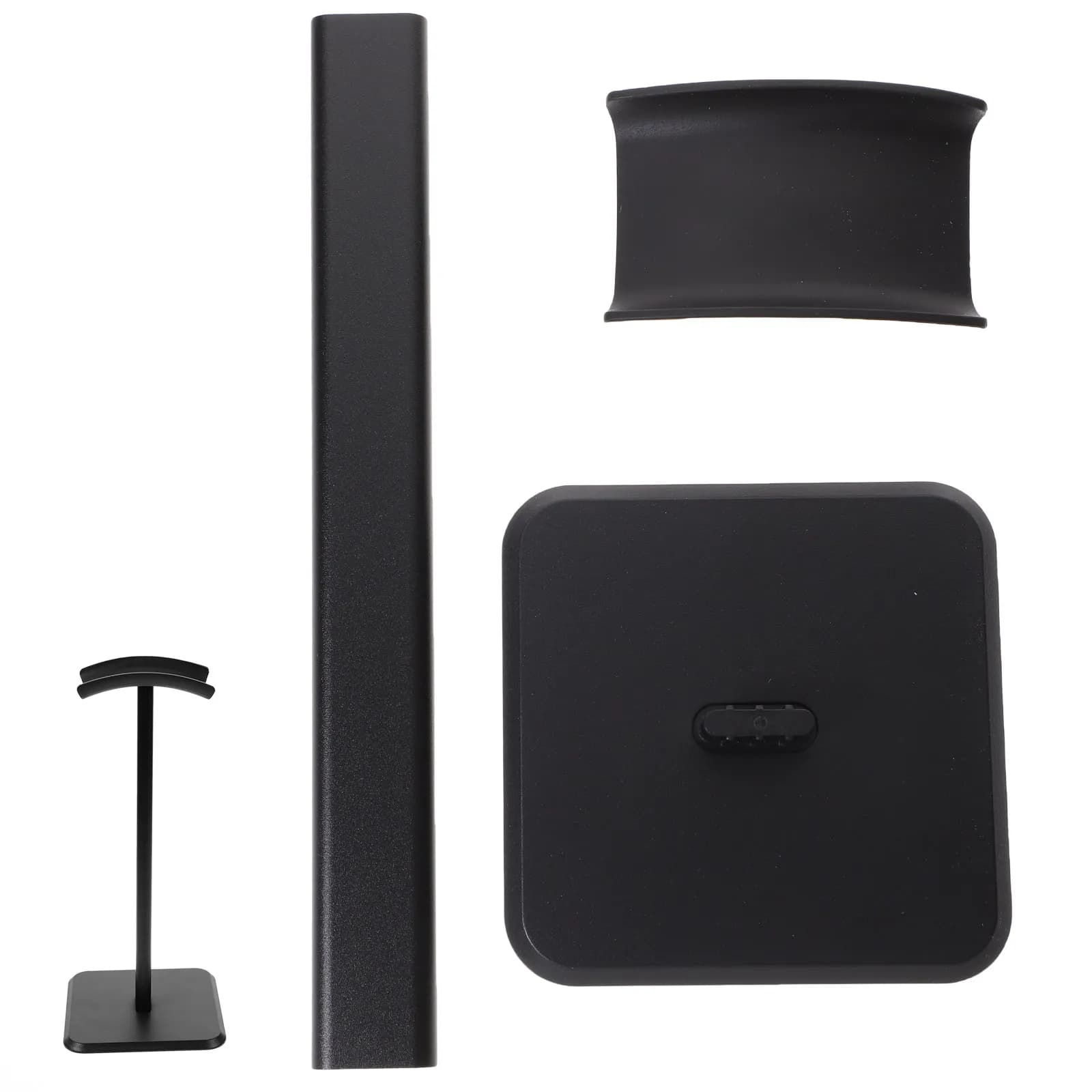 Supporto per Cuffie in Lega di Alluminio, Porta Cuffie Staccabile da Scrivania, Espositore per Gaming, Design Stabile con Pad Antiscivolo