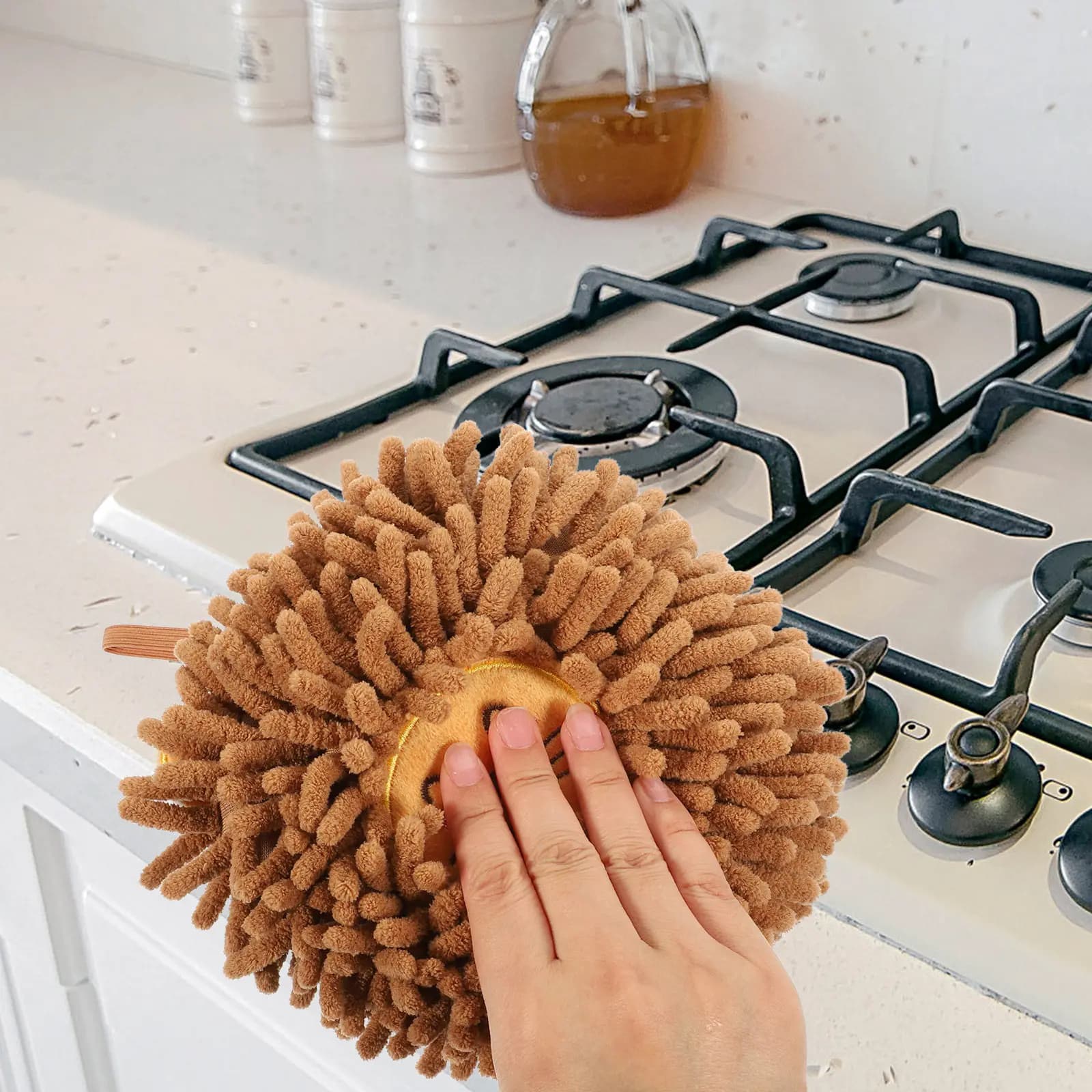 2 Pezzi Asciugamani Morbidi e Delicati sulla Pelle, Spessi e ad Asciugatura Rapida in Ciniglia per Bagno, Cucina, Soggiorno, Essenziali per Viaggi
